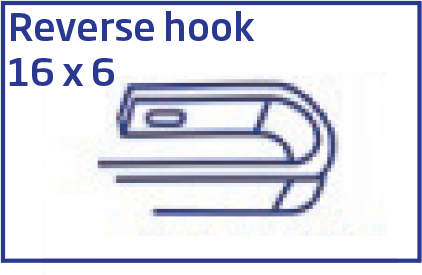 Reverse Hook 16x6