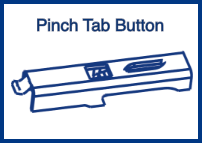 ClearPlus Pinch Tab Button