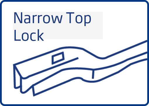 Narrow Top Lock